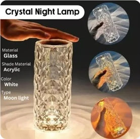 Rose Diamond Table Lamp (USB Charging Touch Lamp)