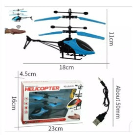 Remote Control Plastic Helicopter Toy for Kids | Gravity Sensor Battery Chargable Toy Helicopter
