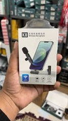 K8 Wireless Microphone For Mobile | Plug & Play Lavalier Mic For Vlogging, Live Streaming