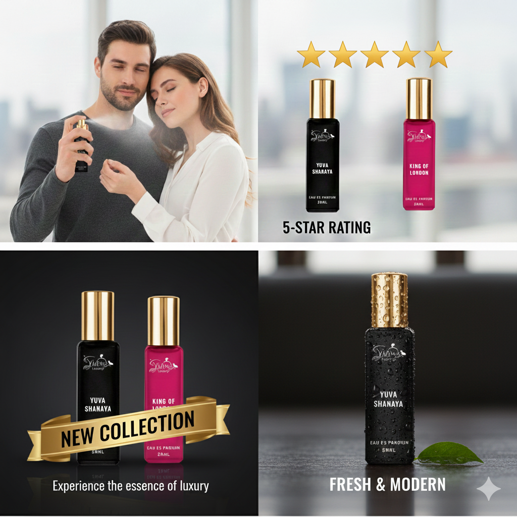 Yuvva Luxury Long Lasting Unisex Perfume Gift Set Pack of 2