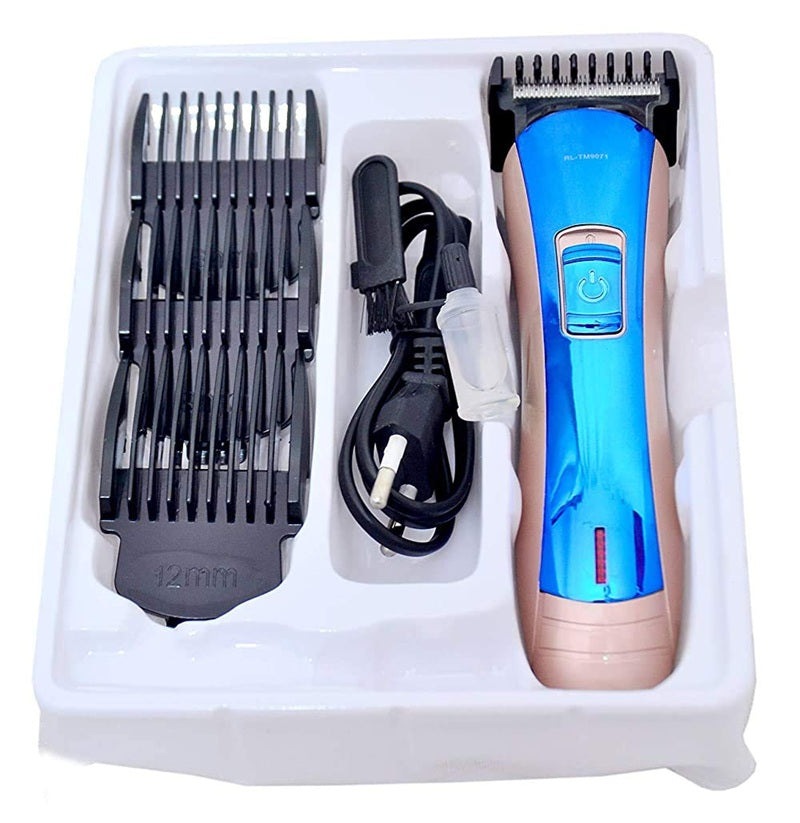 Blue 3 W Rl-Tm9071 Rechareable High Quality-4958 Trimmer - 45 Min Runtime 4 Length Settings