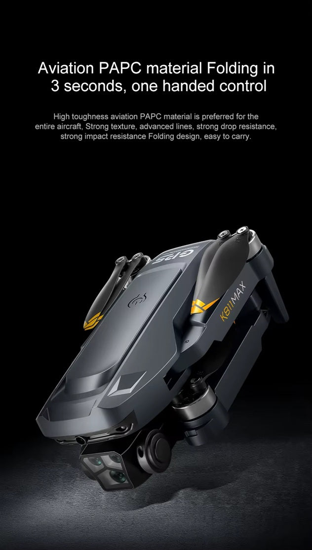 K811 Max Brushless, GPS Positioning Drone, With HD Conversion Camera