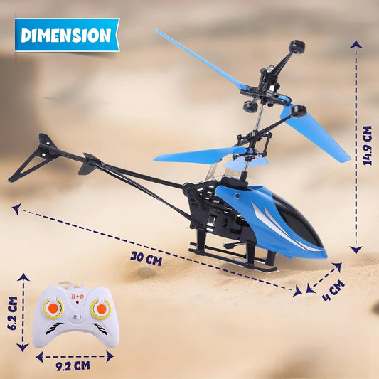 Remote Control Plastic Helicopter Toy for Kids | Gravity Sensor Battery Chargable Toy Helicopter