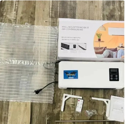 Mini Split Ac/Heating - Wall Mounted Ac Unit | Air Conditioner Portable Ac Heater Combo Unit, 2in1 Wall Mounted Air Conditioner Heater with Remote Control & Timer 1800W
