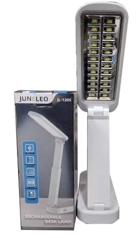 JL-1205 Rechargeable Desk LAMP 24SMD LED 4800mAh White