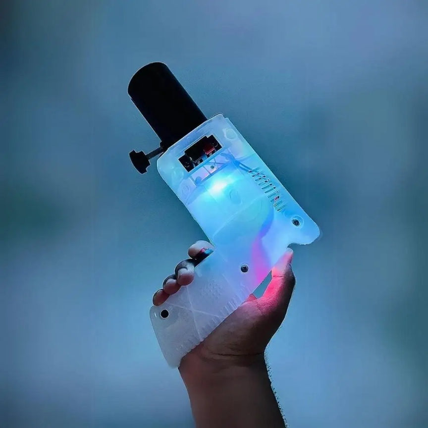 Black & White Sparkle Pyro Gun for Parties, Events and Celebrations
