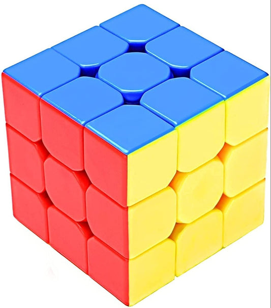 Cube 3x3 Cube High Speed Stickerless Cube - 3x3x3 Speed Cube, Puzzle Cube for Kids and Adults, Match Making Puzzle Cube - Best Birthday Return Gifts for Kids