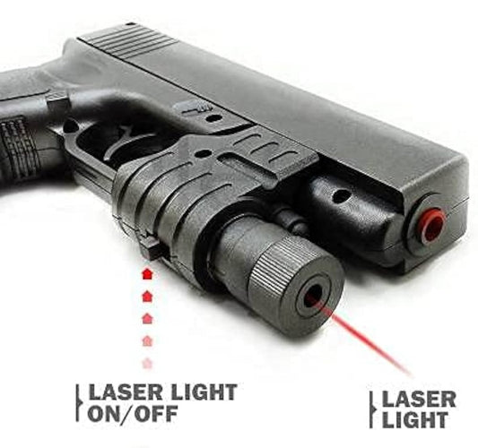 PistolGun for kids of Gun with Laser14 Darts & Plastic Bullets (Black)