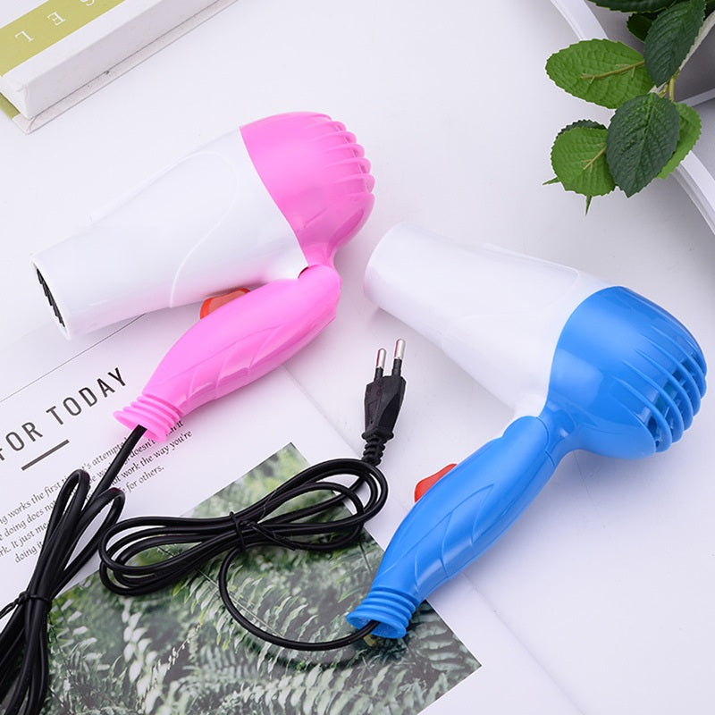 Professional 1000W Hair Dryer Plastic and Steal Pink and blue Medium Hair Dryer for Men and Women