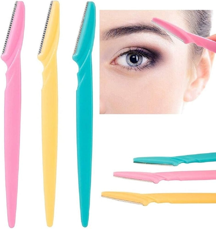 Pack of 3pcs, 4 packet Eyebrow Shapers Razors Shavers Shaving Grooming Trimmers