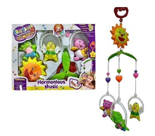 Galactic New Sweet Cuddles Harmonious Musical cot (6 Pcs Set(3 Design) (Multicolor)