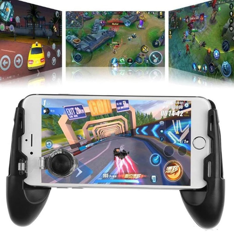 JL-01 3 in 1 Built-in Bracket Game Controller Joystick Gamepad for 4.7-6.4 Smartphones - Smart Devices & Accessories Games Accessories