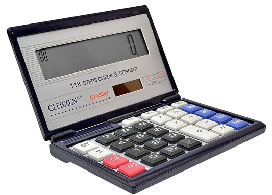 CT-8814V Plastic 14-Digit Desktop Calculator (Silver)