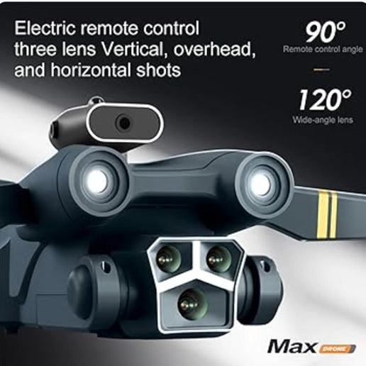 M3 MAX Drone Brushless Motor Triple 4K Gimbal Camera