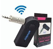 Wireless Bluetooth Receiver & Hands-Free Car Kit – 3.5mm Aux Adapter for Seamless Music Streaming and Hands-Free Calling | Perfect for Home, Car Audio, Headphones, and Speakers