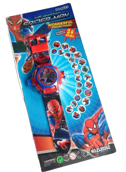 Fully Digital 24 Images Projector Watch for Kids Boys and Girls Automatic Display Light Image Projector Wrist Watch for Kids (Pack of 1)