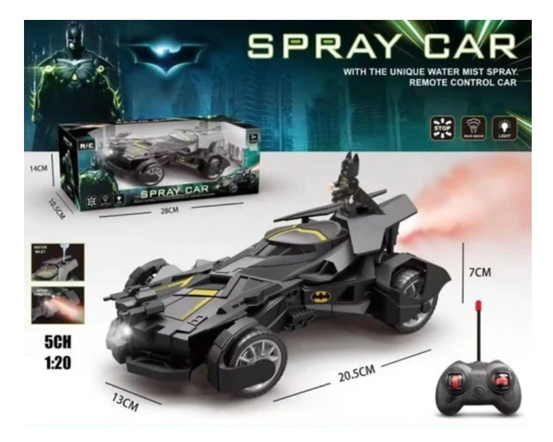 Batman Remote Control High Speed Black Mobile Remote Control Car,RC Crawler Car Rechargeable Monster Car 1:16 Scale Toys