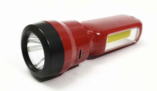 Rechargeable LED Torch - SD-8672A Mini Pocket Flashlight for Emergencies, Camping and More
