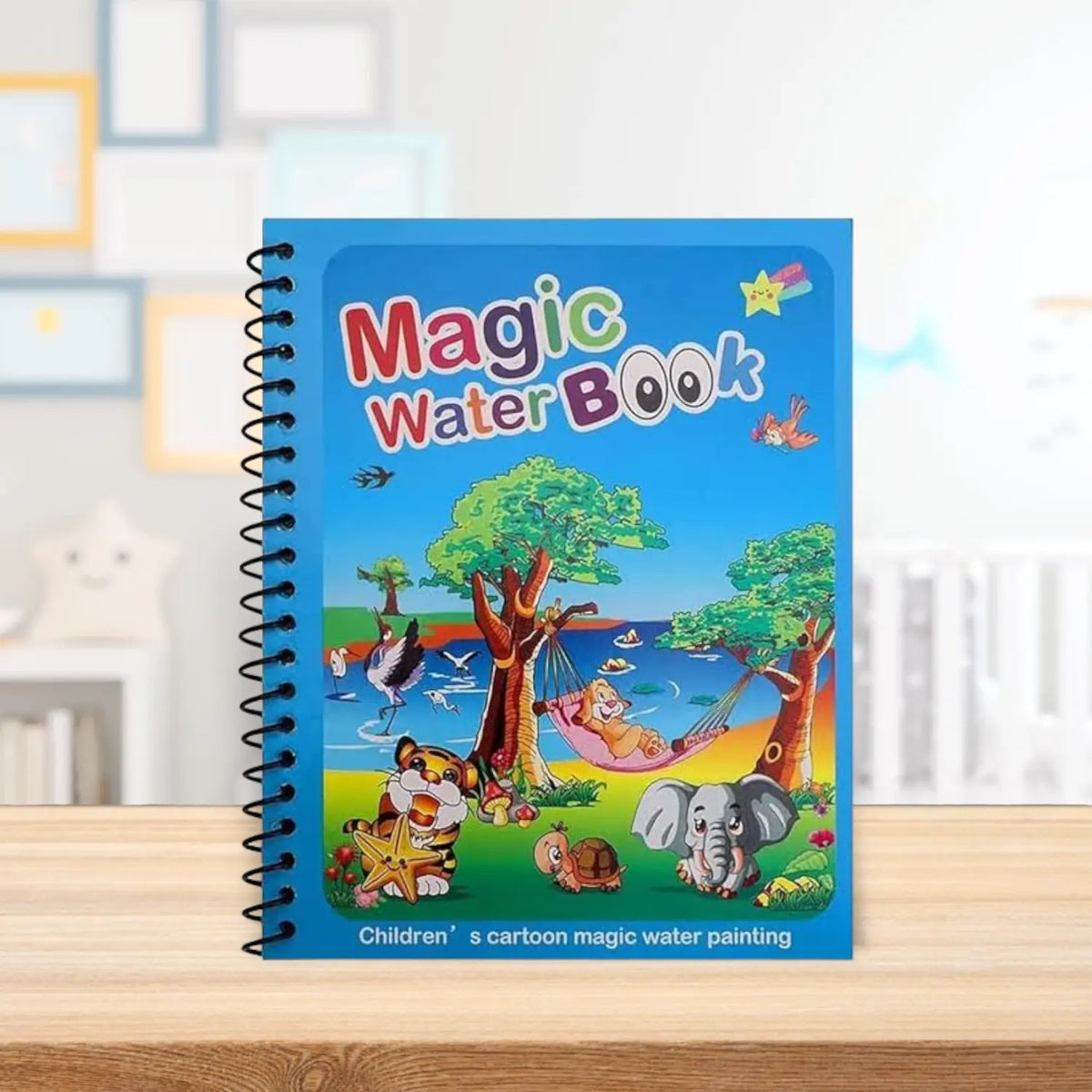pack of 2 Water Marker Magic Book for Kids, 2 Different Theme Magic Books, Educational & Bonding Time for Kids, Reusable, Mess-Free Art with Quick Dry Technology
