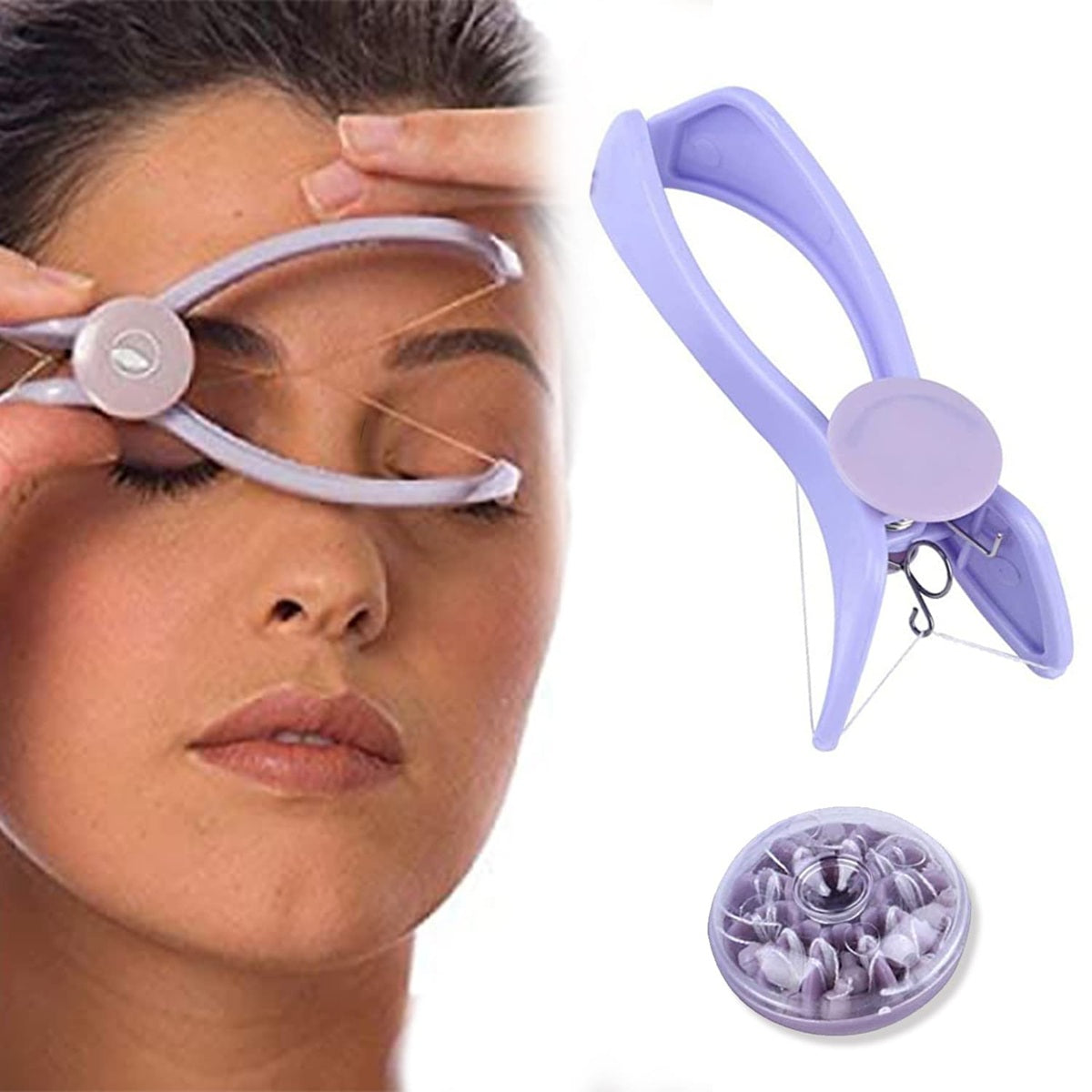 Slique Face & Body Hair Threading System | Removal Epilator System Kit
