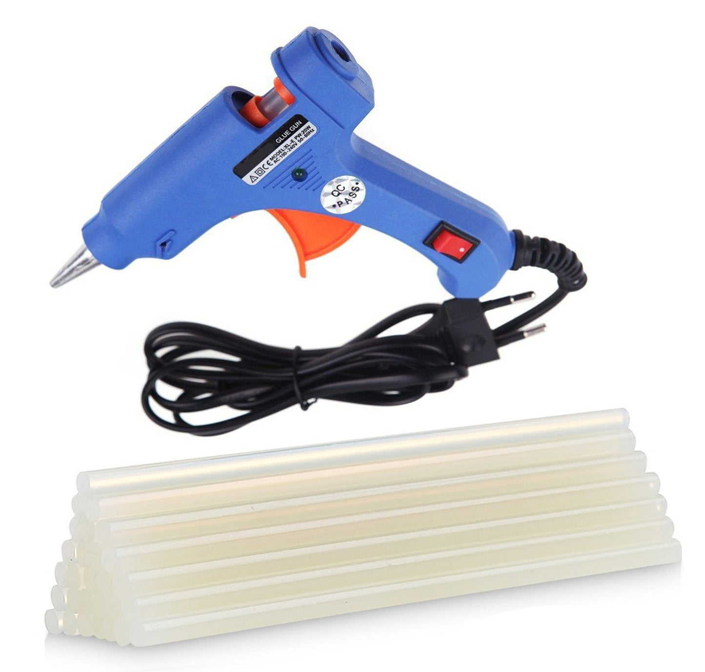 Glue Gun With Glue Sticks 40W Hot Melt With Anti Drip For Arts And Crafts,Diy Projects|Leak Proof Glue Gun