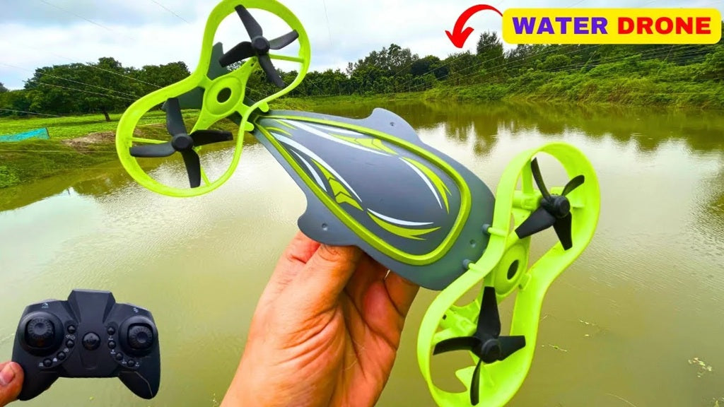 Waterproof 2-in-1 Whale 6 Axis【Can swim in Water & Fly in Air】Quadcopter Drone【Pack of 1】【Multi-Colored】