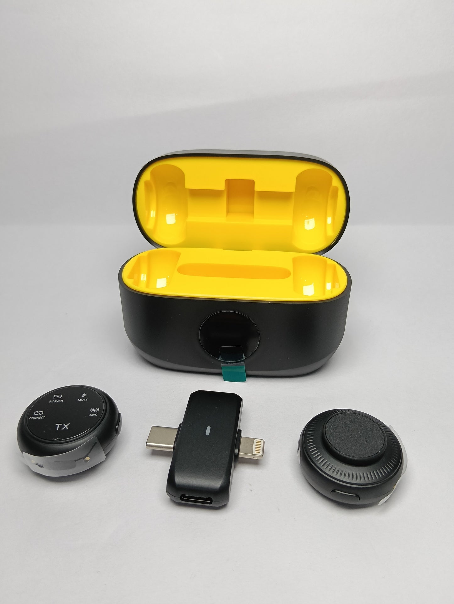 k31 pro Professional Wireless Magnetic Mic for iOS/Android Phone with 3-Lv Noise Cancel Microphone