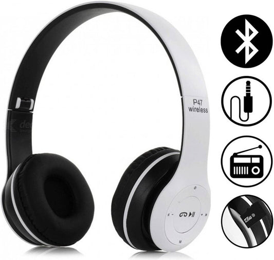 P-47 Popular Wireless Headset with Mic for Gaming and Movies 26 Bluetooth headphone