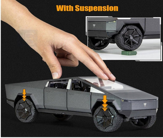 Cybertruck High Speed RC with 2.4GHz Long Battery Life Light Effects Runs On All-Terrain 1:14 Rc Car- Girls & Boys