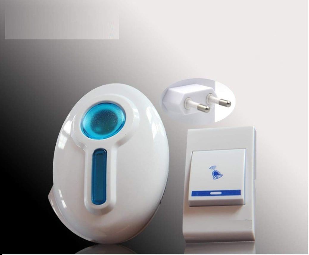 EIS Wireless Doorbell Kit Chime LED Flash Cordless Wireless Calling Remote Door Bell Wireless Door Chime  (32 Tunes)