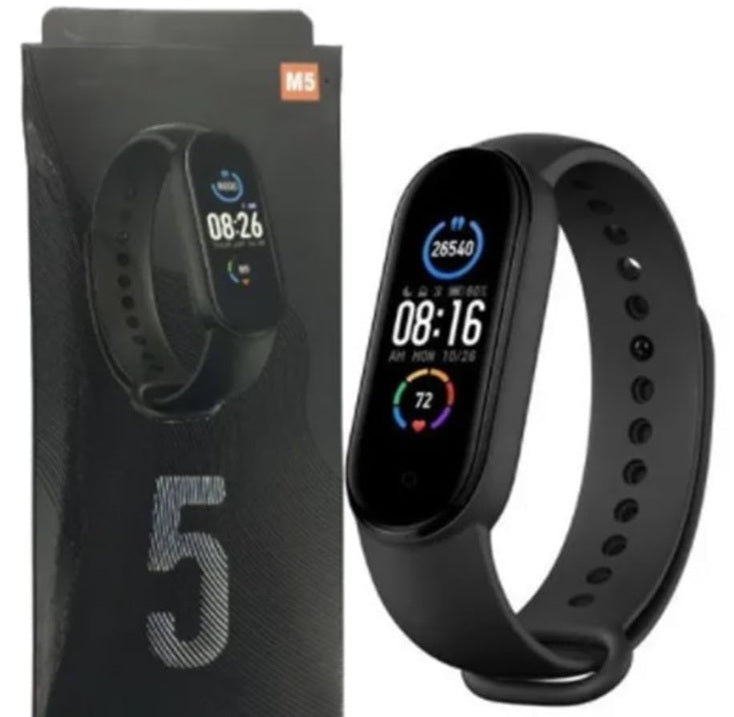 M5 Smart Bracelet Upgrade Sports Bracelet Heart Rate Blood Pressure Monitoring Band Smart Wristband
