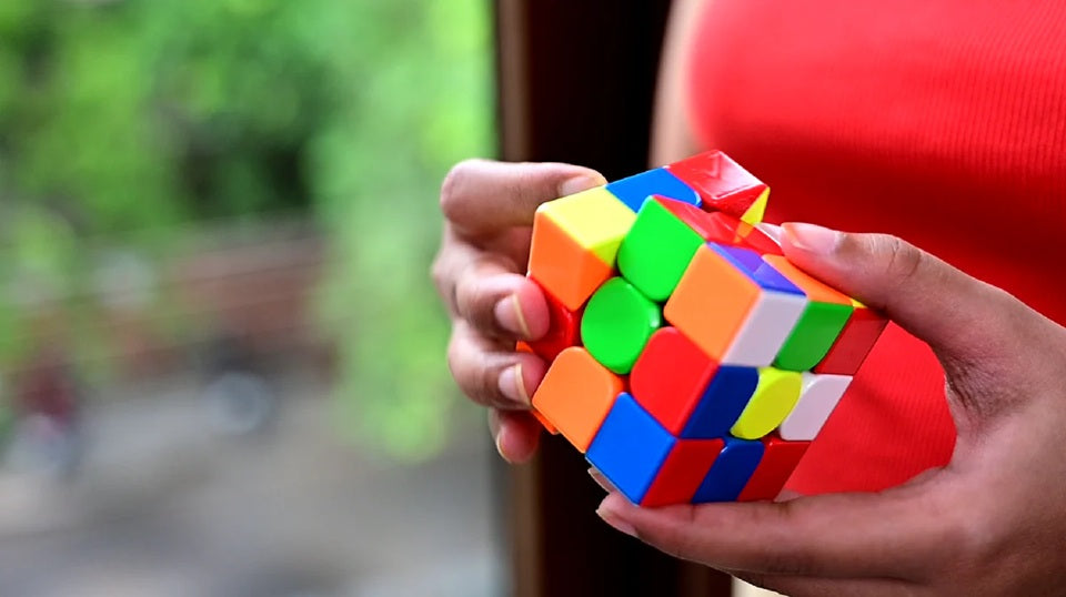 Cube 3x3 Cube High Speed Stickerless Cube - 3x3x3 Speed Cube, Puzzle Cube for Kids and Adults, Match Making Puzzle Cube - Best Birthday Return Gifts for Kids