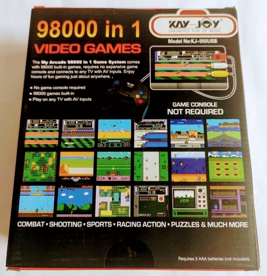 Video Games - 98000 Games in 1 Remote tv Game - just Plug in tv and Play