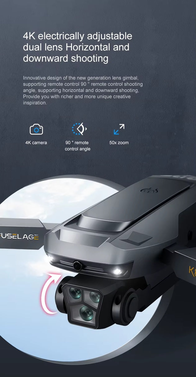 K811 Max Brushless, GPS Positioning Drone, With HD Conversion Camera