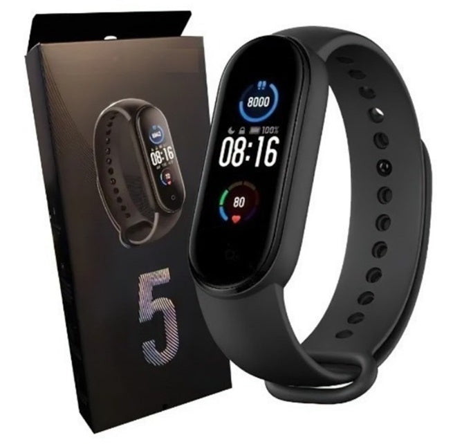 M5 Smart Bracelet Upgrade Sports Bracelet Heart Rate Blood Pressure Monitoring Band Smart Wristband