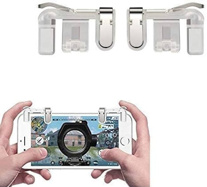 Gaming TRIGGERS For PUBG/COD/Call of duty/Free Fire/BGMI Phone Gaming Joystick for Mobile Trigger (Pack Of 2)
