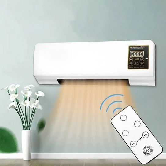 Mini Split Ac/Heating - Wall Mounted Ac Unit | Air Conditioner Portable Ac Heater Combo Unit, 2in1 Wall Mounted Air Conditioner Heater with Remote Control & Timer 1800W