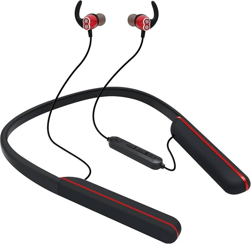 100 Hours Playtime Neckband Bluetooth 5.2 Headphones with Digital Display, In-Ear Wireless Earphones with Microphone Digital Screen Bluetooth Earphones Fast Charging, for Workout Running Sport Work