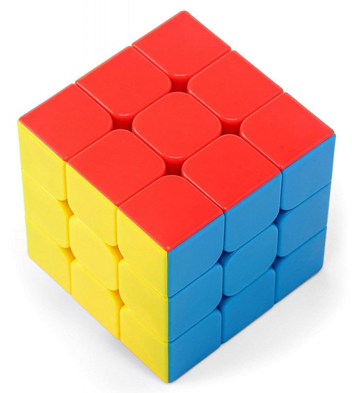Cube 3x3 Cube High Speed Stickerless Cube - 3x3x3 Speed Cube, Puzzle Cube for Kids and Adults, Match Making Puzzle Cube - Best Birthday Return Gifts for Kids