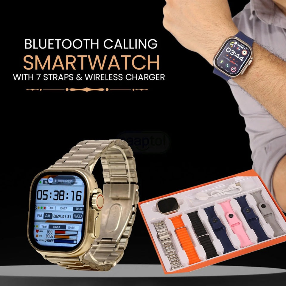 7 in 1 Ultra Smart Watch Straps BIG 2.01 Infinity Display
