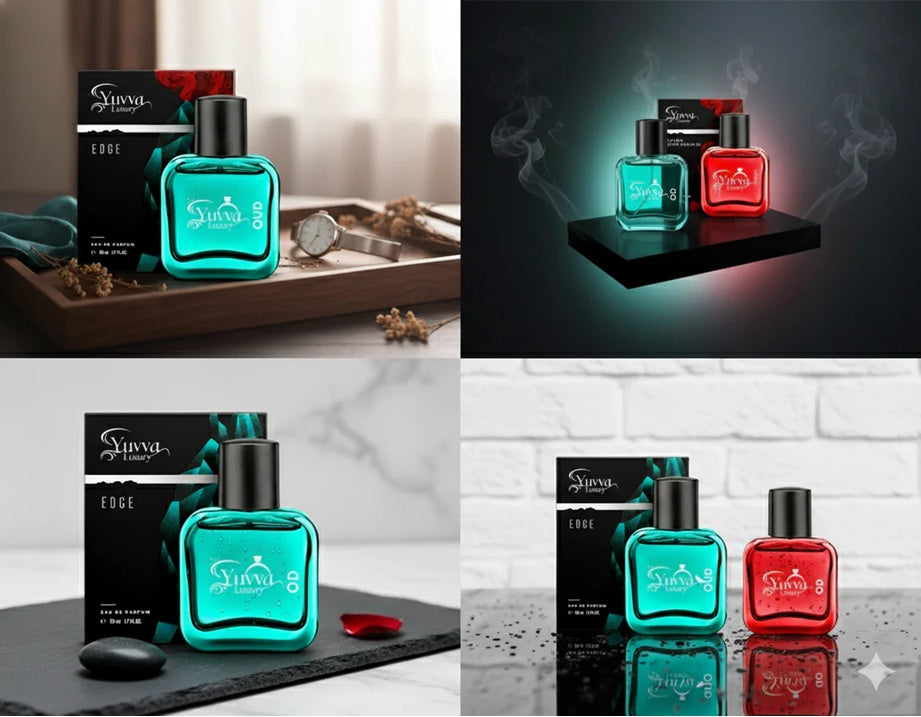 Yuvva Luxury EDGE Men's EDP - Long-Lasting Fresh Aqua Scent
