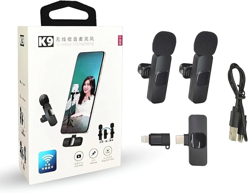K-9 WIRELESS DOUBLE MICROPHONE