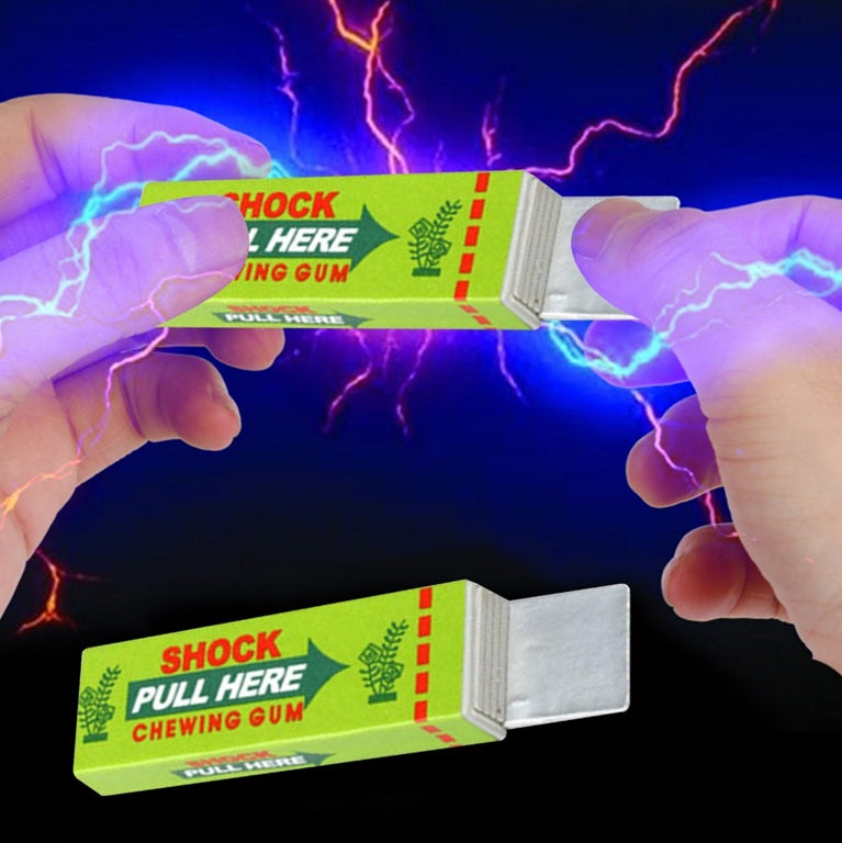 Plastic Harmless Electric Shocking Chewinggum Gag Joke Toy for Friends,Family | Best Fool Practical