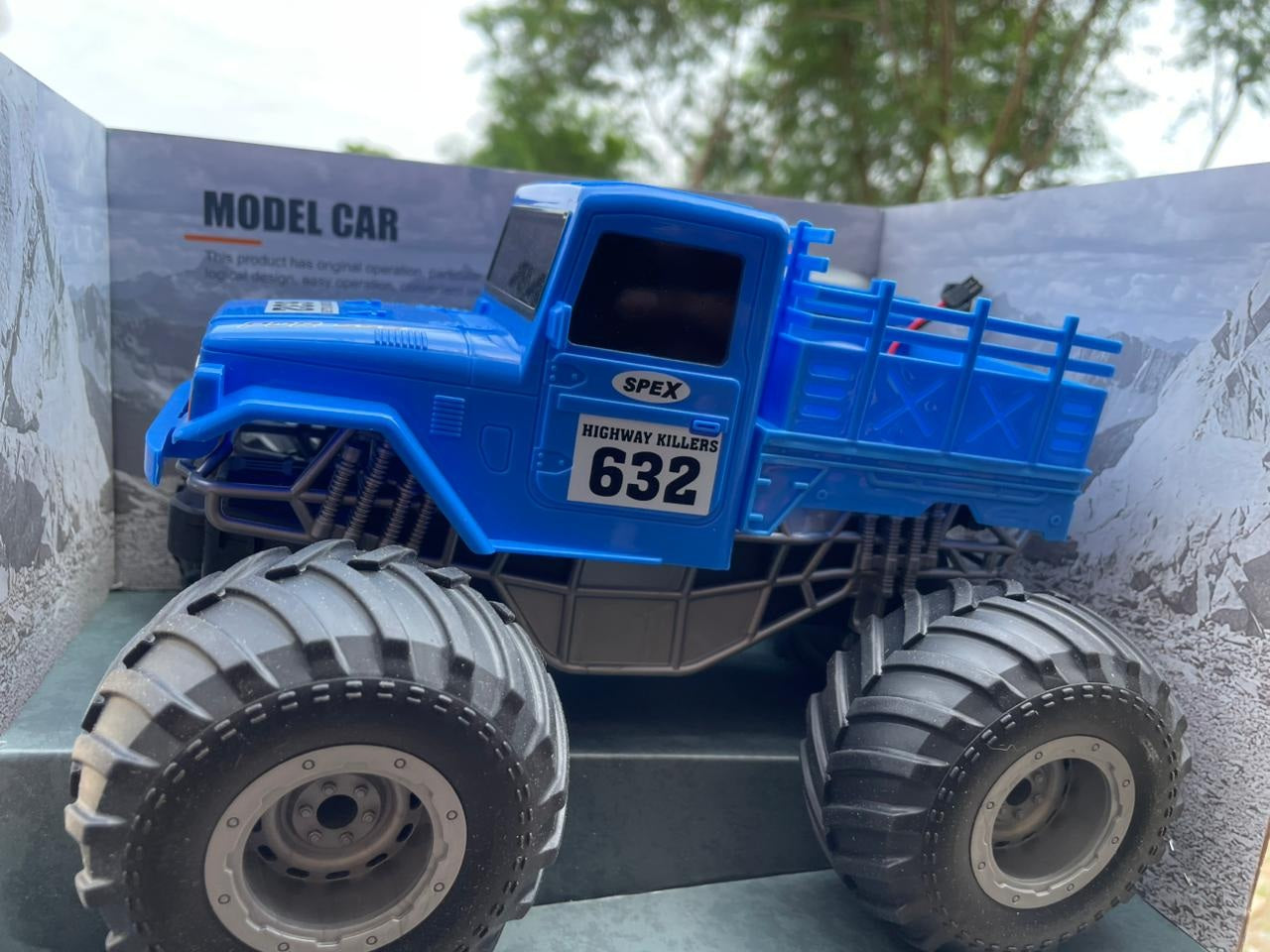 RC Cars Remote Control Car 1:16 Off Road RC Pickup Monster Truck for All Terrain Hobby Car 4WD Dual Motors LED Headlight Rock Crawler