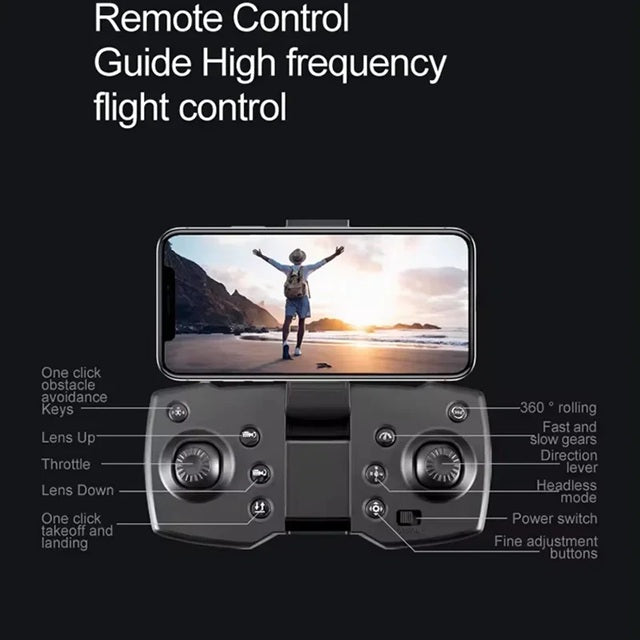 M3 MAX Drone Brushless Motor Triple 4K Gimbal Camera