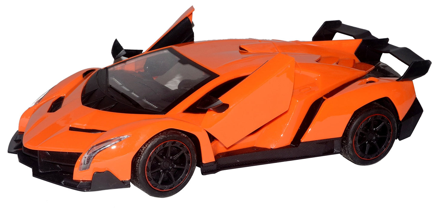 R/C Remote Control Super Sports Car with Doors Opening RC Racing Stunt Model Car Toys with Headlights for Boys