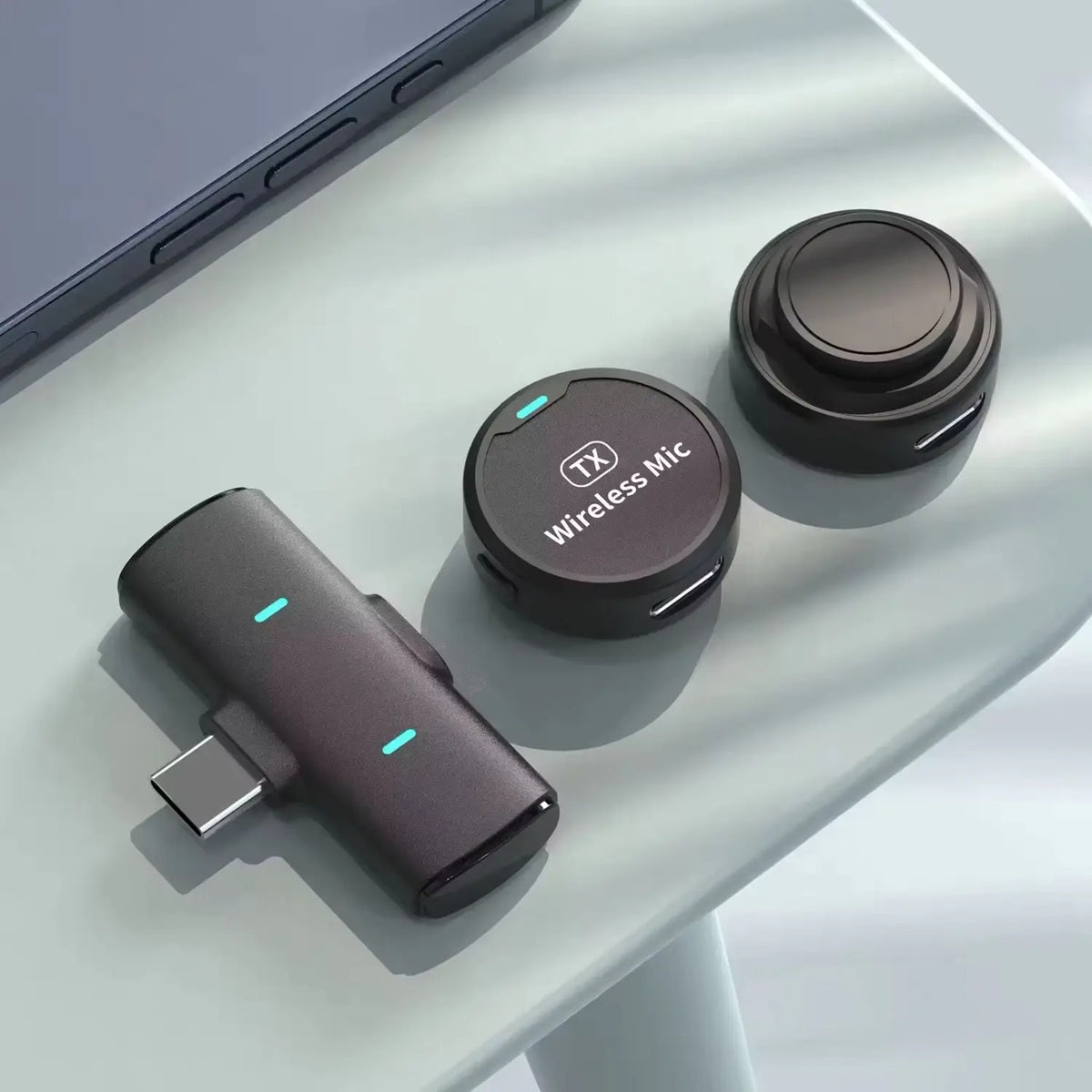 M1 TX Dual Wireless Mic for Mobile & Camera | Noise Cancellation, Plug & Play Microphone