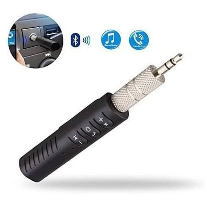 BT-450 Bluetooth Receiver | 3.5mm AUX Adapter for Car Audio & Speakers | Hands-Free Calling & Music Streaming | Compatible with Earphones & Stereo Systems