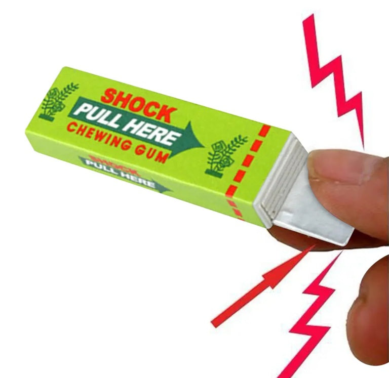 Plastic Harmless Electric Shocking Chewinggum Gag Joke Toy for Friends,Family | Best Fool Practical