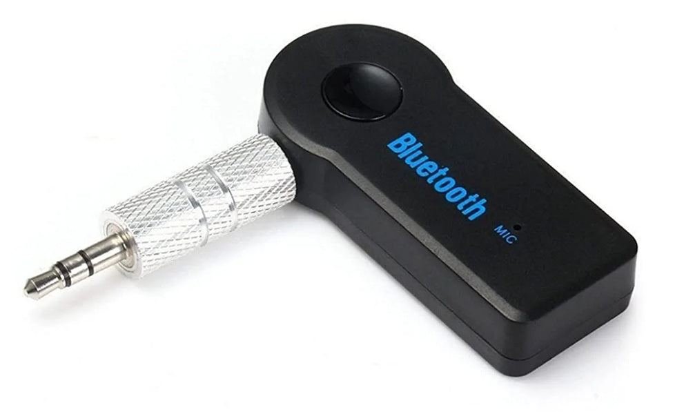 Wireless Bluetooth Receiver & Hands-Free Car Kit – 3.5mm Aux Adapter for Seamless Music Streaming and Hands-Free Calling | Perfect for Home, Car Audio, Headphones, and Speakers